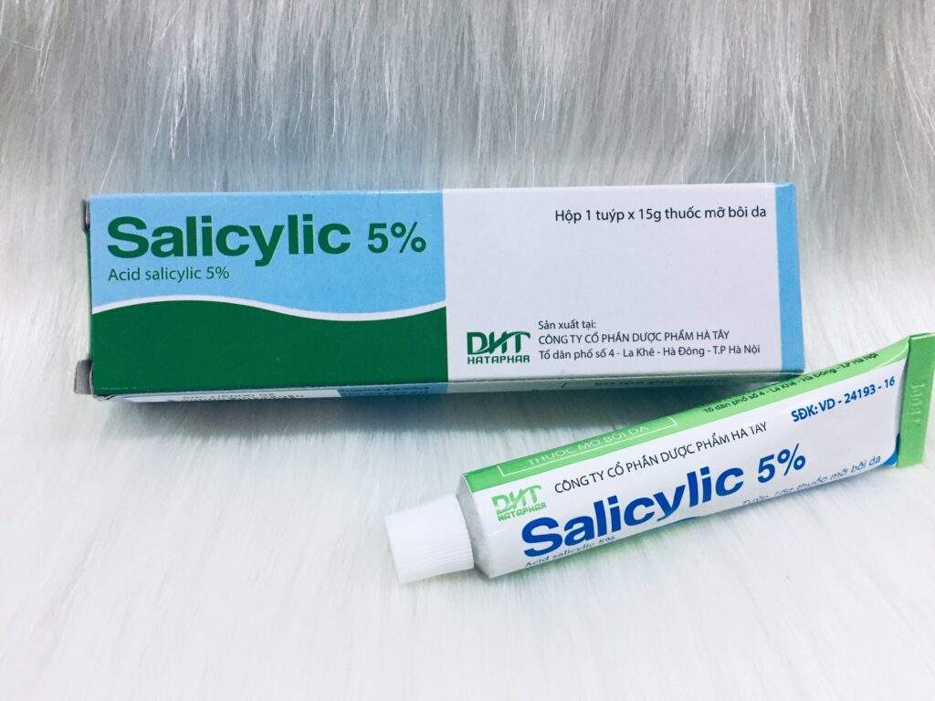 Axit salicylic dùng ngoài da